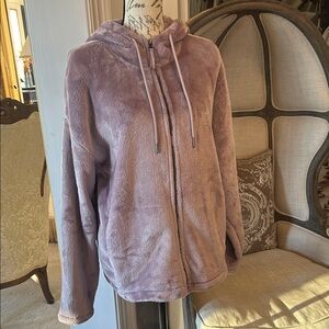 NWT Soybu Cozy Lavender Plush Pile Women's Jacket XL